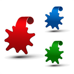 Vector pricetag - information labels