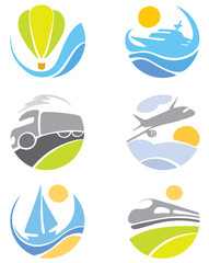 Collection icons -- transport