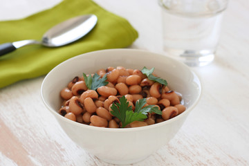 Beans in the bowl