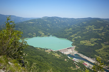Fototapeta na wymiar Hydroelectric Power Station, Perucac Dam