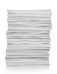 stack of white paper
