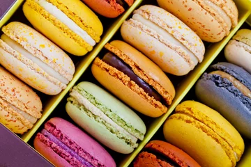 Peel and stick wall murals Macarons French macarons