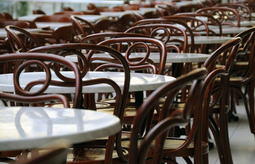 tables and chairs
