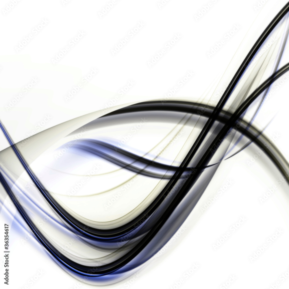 Fototapete Abstract elegant wave background design with space for your text