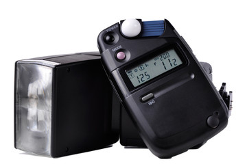 Fototapeta premium Light meter and Flash