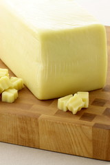 mozzarella cheese block