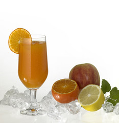 glass of fruit juice