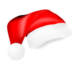 Red Santa Claus hat