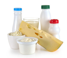 Milk cheese yogurt