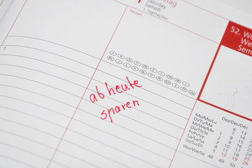 Ab heute sparen