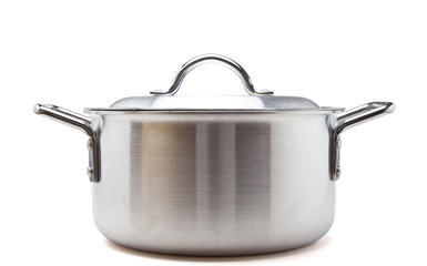 Silver cooking pot