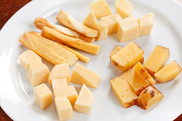 plate of cheese