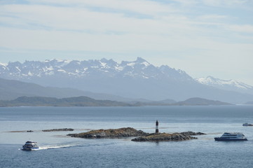a lighthouse in ushuaia