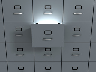 Filing office cabinet.