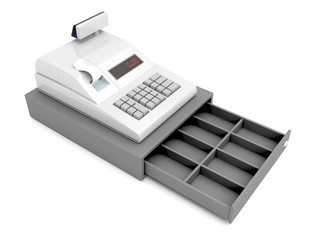 Cash register without money