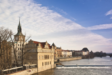 Moldauufer von Prag