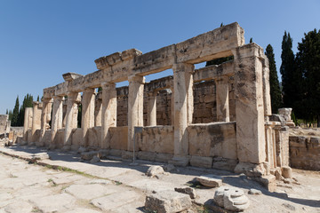 Obraz premium Ancient ruins Hierapolis. Turkey