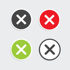 Modern Delete Buttons