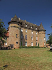 Fototapeta na wymiar Château de Lacapelle-Marival ; Limousin ; Quercy ; Périgord