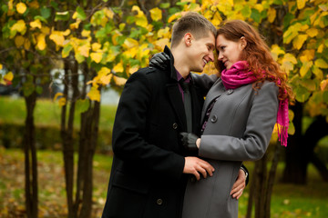 Fototapeta premium portrait of happy couple