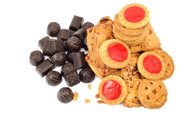 Chocolates and cookies