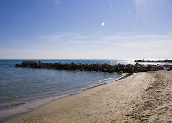 Fototapeta na wymiar Plaża w Montpellier
