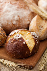 various healthy bread
