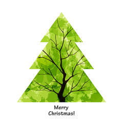 Colour Christmas tree - 36386885
