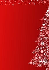 Weihnachtsbaum mit Sternenhimmel