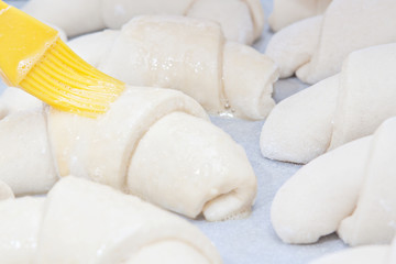 Preparation of donuts.