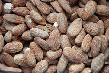 Fototapeta premium tasty almond nuts
