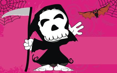 funny dead cartoon background