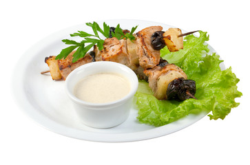 chicken making roasted