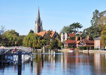 Fototapeta premium The River Thames at Marlow