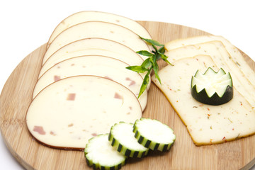 Schinkenkäse mit Zucchini