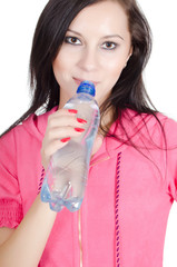 Portrait of the girl with Water