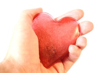 Fototapeta premium winter heat heart