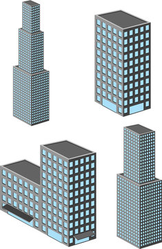 isometric building