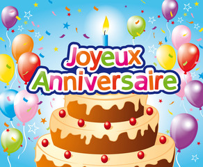 JOYEUX ANNIVERSAIRE BOUGIE 1