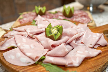 Mortadella buffet