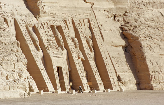 Abu Simbel temples in Egypt