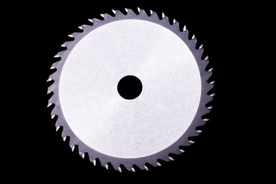 Edge of circular saw