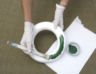 decorazione centrotavolo step by step