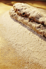 Ganzer Stollen zur weihnachtszeit