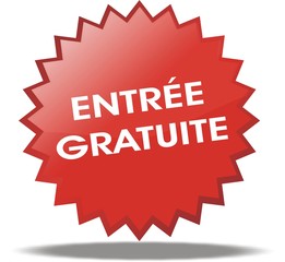 étiquette entée gratuite