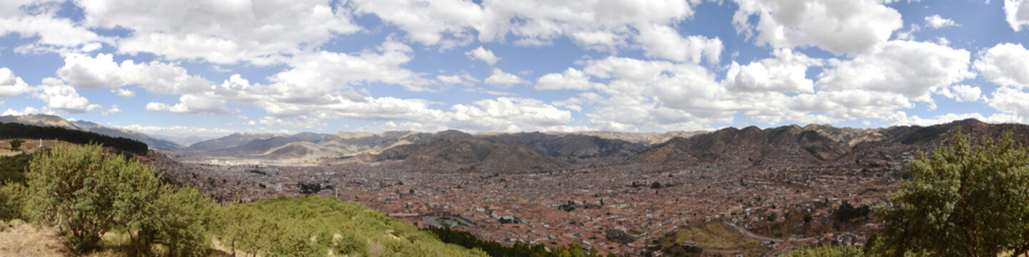 Stitched Panorama of Cuzco City