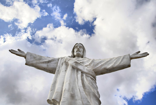 Statue of Jesus Christ in Cuzco