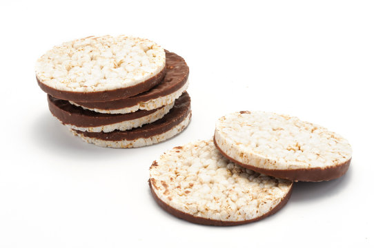 Gallette di riso soffiato con cioccolato