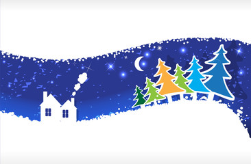 snow vector background