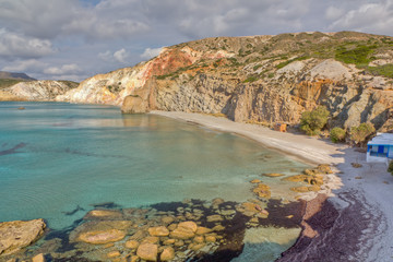 Fototapeta premium Fyriplaka beach, Milos, Greece